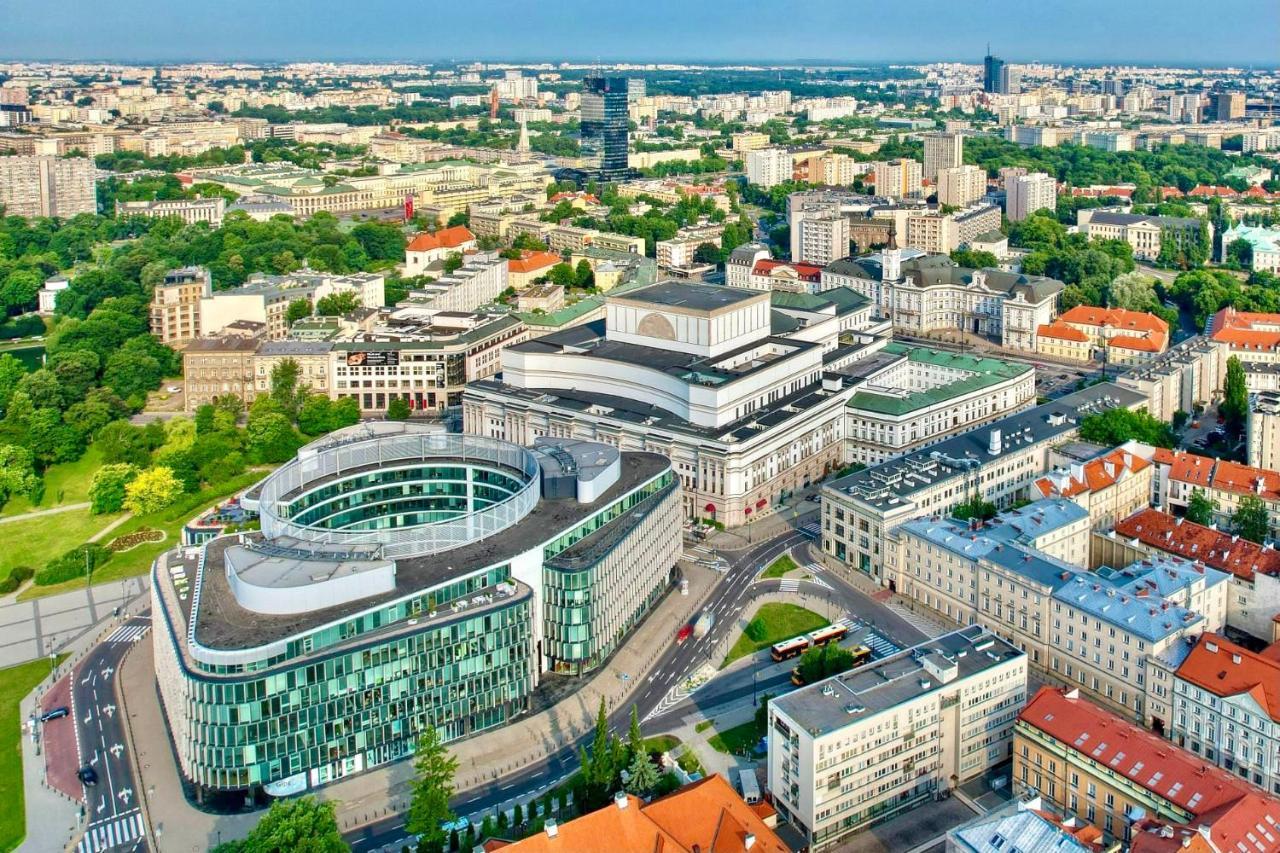 Super Apartament Green Rondo Onz Metro Nowe Wifi 300 Mb/S Aircondition Netflix Spotify Warszawa Eksteriør billede